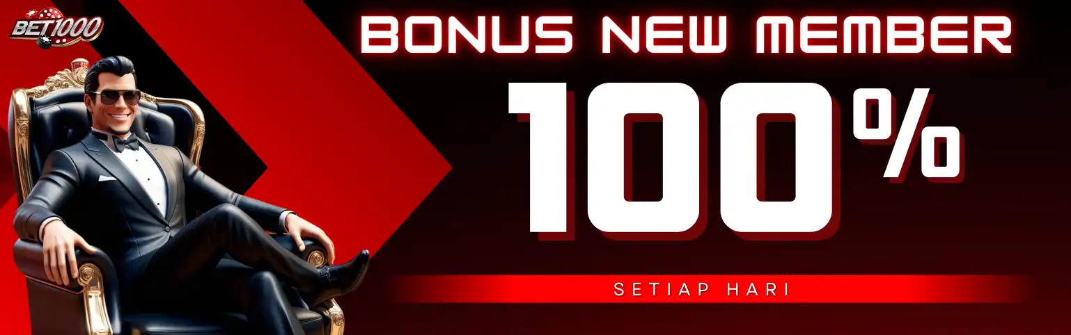BONUS NEW MEMBER 100%